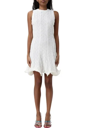 Msgm Dames, Jurken, Wit, Maat: XS