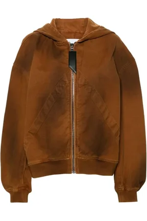 The Attico Dames, Sweatshirts & Hoodies, Bruin, Maat: XS Katoen