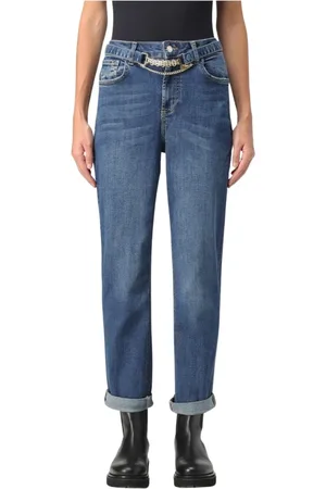 Liu Jo Dames, Jeans, Blauw, Maat: W26 Katoen