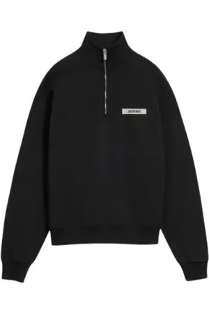 Jacquemus Heren, Sweatshirts & Hoodies, Zwart, Maat: S Katoen