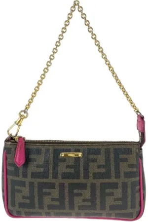 Fendi Dames, Pre-owned, Bruin, Maat: ONE Size Leer