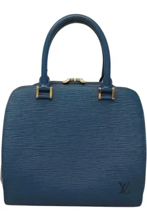 LOUIS VUITTON Dames, Pre-owned, Blauw, Maat: ONE Size Leer