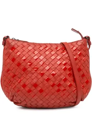Bottega Veneta Dames, Pre-owned, Rood, Maat: ONE Size Leer