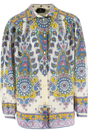 Etro Dames, Blouses & Shirts, Veelkleurig, Maat: 2XS Katoen