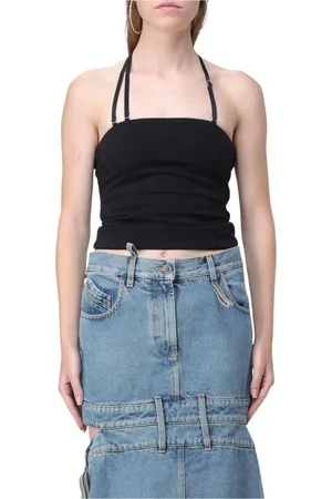 The Attico Dames, Tops, Zwart, Maat: XS