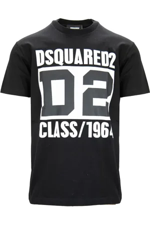Dsquared2 Heren, Tops, Zwart, Maat: S Katoen