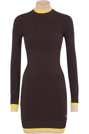 Fendi Dames, Jurken, Paars, Maat: S