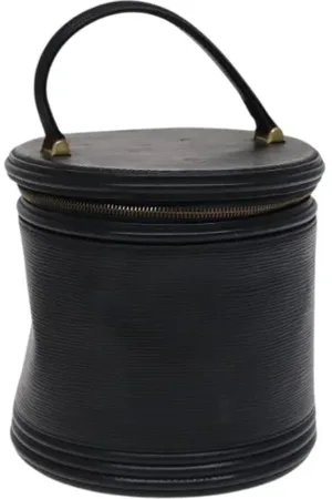 LOUIS VUITTON Dames, Pre-owned, Zwart, Maat: ONE Size Leer