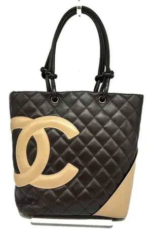 CHANEL Dames, Pre-owned, Bruin, Maat: ONE Size Leer