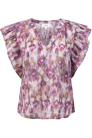 Aaiko Dames, Blouses & Shirts, Veelkleurig, Maat: S Katoen