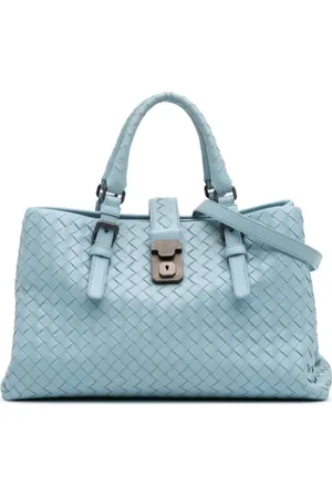 Bottega Veneta Dames, Pre-owned, Blauw, Maat: ONE Size Leer