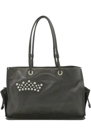 Loewe Dames, Pre-owned, Grijs, Maat: ONE Size Leer