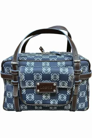 Loewe Dames, Pre-owned, Blauw, Maat: ONE Size Leer