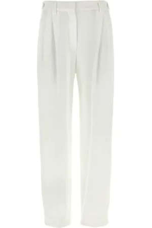 Brunello Cucinelli Dames, Jeans, Wit, Maat: S Piqué