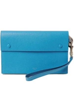 Céline Dames, Pre-owned, Blauw, Maat: ONE Size Leer