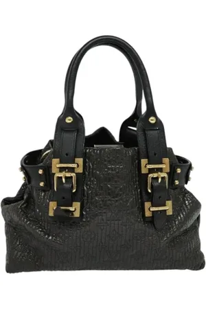 LOUIS VUITTON Dames, Pre-owned, Zwart, Maat: ONE Size Leer