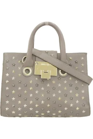 Jimmy Choo Dames, Pre-owned, Grijs, Maat: ONE Size Leer