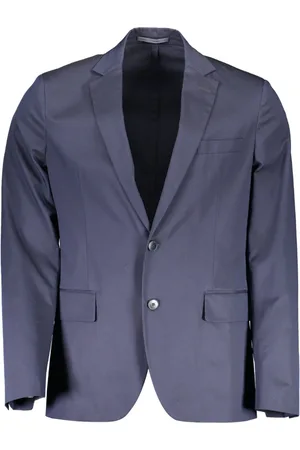 GANT Heren, Jassen, Blauw, Maat: L Katoen