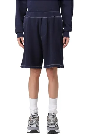 Dsquared2 Heren, Korte broeken, Blauw, Maat: L Katoen