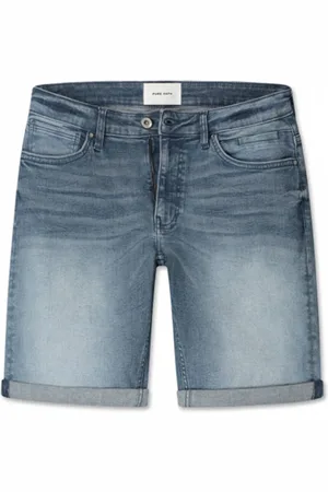 Pure Path Heren, Korte broeken, Blauw, Maat: W29 Denim