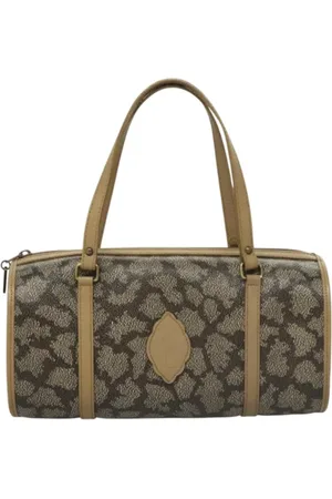 Saint Laurent Dames, Pre-owned, Grijs, Maat: ONE Size Leer