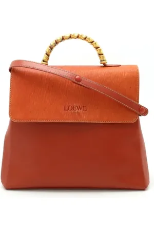 Loewe Dames, Pre-owned, Oranje, Maat: ONE Size Leer