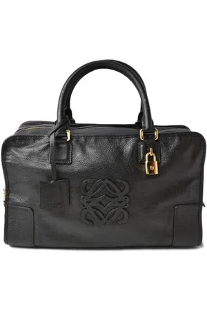 Loewe Dames, Pre-owned, Zwart, Maat: ONE Size Leer