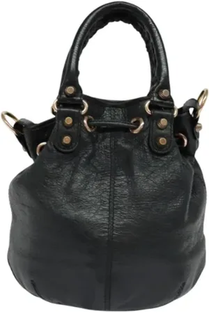 Balenciaga Dames, Pre-owned, Zwart, Maat: ONE Size Leer