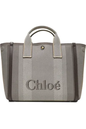 Chloé Dames, Tassen, Grijs, Maat: ONE Size Katoen