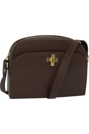 Céline Dames, Pre-owned, Bruin, Maat: ONE Size Leer