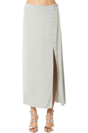 Isabelle Blanche Dames, Rokken, Groen, Maat: M Viscose