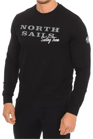 North Sails Heren, Sweatshirts & Hoodies, Zwart, Maat: XL Nylon