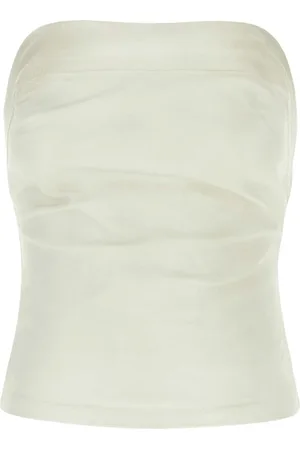 Entire Studios Dames, Tops, Wit, Maat: L Denim