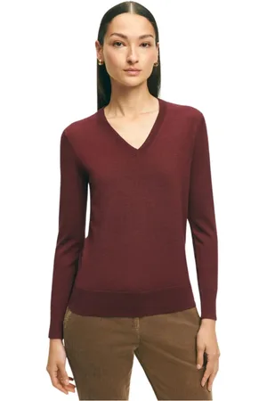 Brooks Brothers Dames, Truien, Rood, Maat: S Wol