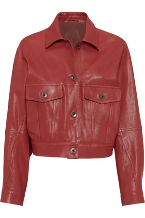 Brunello Cucinelli Dames, Jassen, Rood, Maat: XS