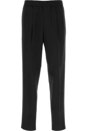 Ermenegildo Zegna Heren, Broeken, Zwart, Maat: XL Poliester