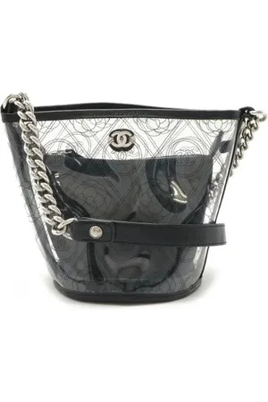 CHANEL Dames, Pre-owned, Zwart, Maat: ONE Size Leer