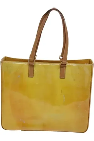 LOUIS VUITTON Dames, Pre-owned, Geel, Maat: ONE Size Leer