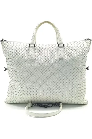 Bottega Veneta Dames, Pre-owned, Wit, Maat: ONE Size Leer