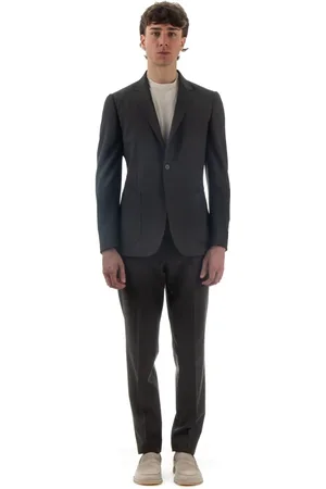 Ermenegildo Zegna Heren, Pakken, Grijs, Maat: 3XL Wol