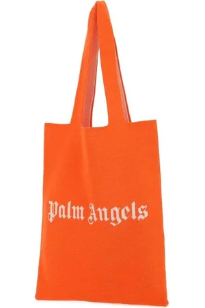 Palm Angels Dames, Tassen, Oranje, Maat: ONE Size Wol