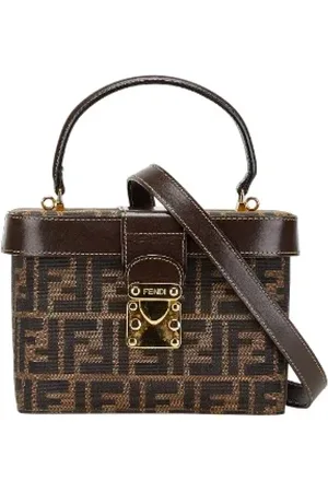 Fendi Dames, Pre-owned, Bruin, Maat: ONE Size Leer
