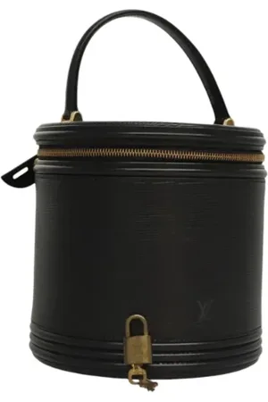LOUIS VUITTON Dames, Pre-owned, Zwart, Maat: ONE Size Leer