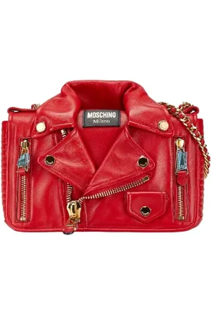 Moschino Dames, Pre-owned, Rood, Maat: ONE Size Leer