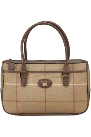 Burberry Dames, Pre-owned, Bruin, Maat: ONE Size Leer