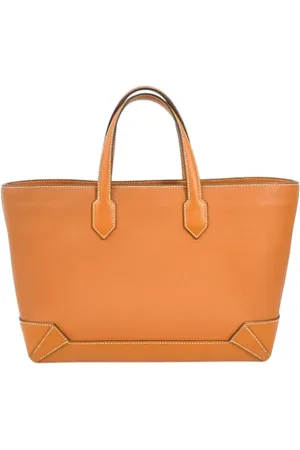 Hermès Dames, Pre-owned, Oranje, Maat: ONE Size Leer