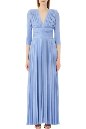 Liu Jo Dames, Jurken, Blauw, Maat: M Viscose