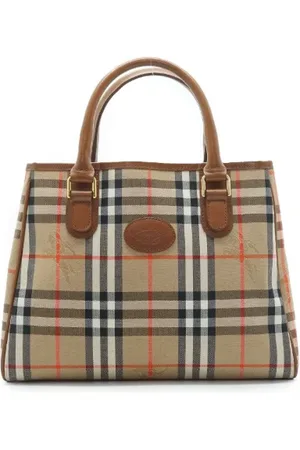 Burberry Dames, Pre-owned, Bruin, Maat: ONE Size Leer