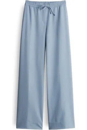 Opus Dames, Broeken, Blauw, Maat: XL Viscose