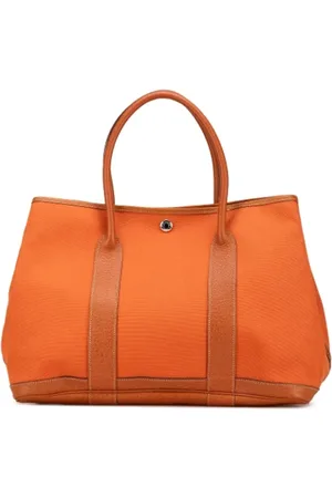 Hermès Dames, Pre-owned, Oranje, Maat: ONE Size Leer